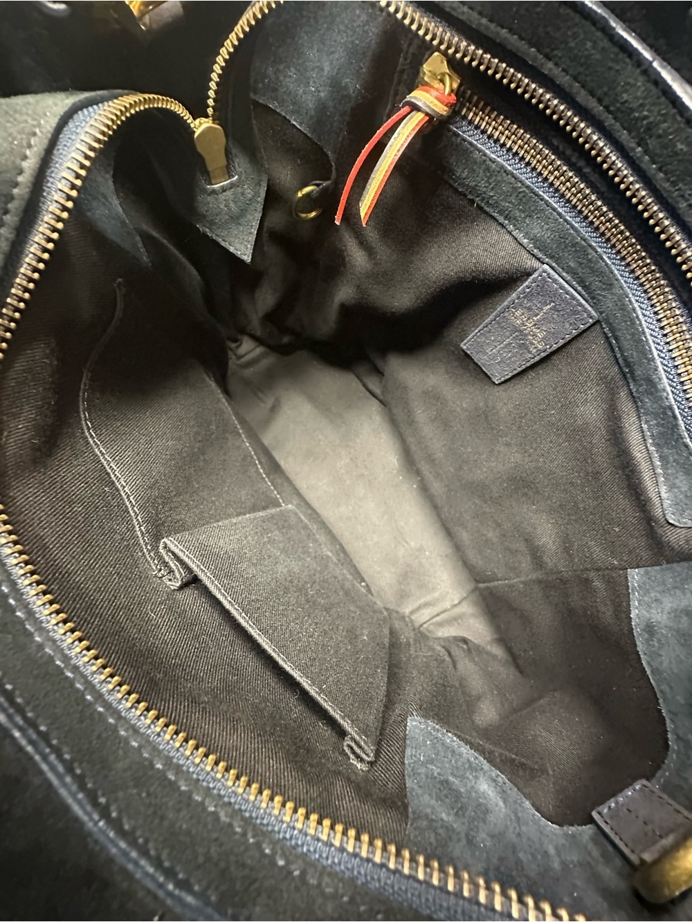 Jerome Dreyfuss Anatole Colorblock Leather Tote Bag - Picture 11 of 12